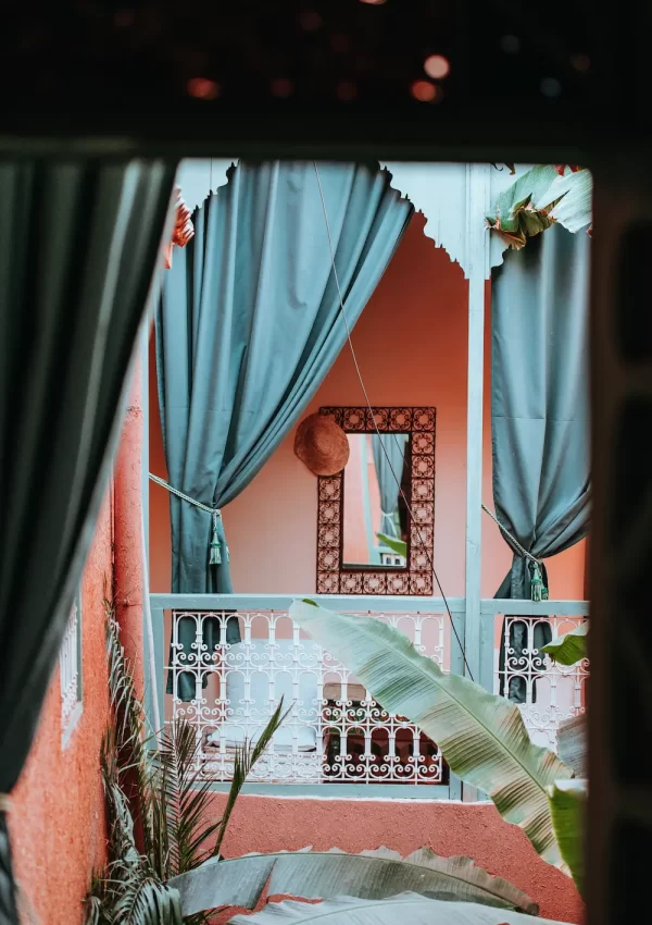 Apartment balcony in Morocco