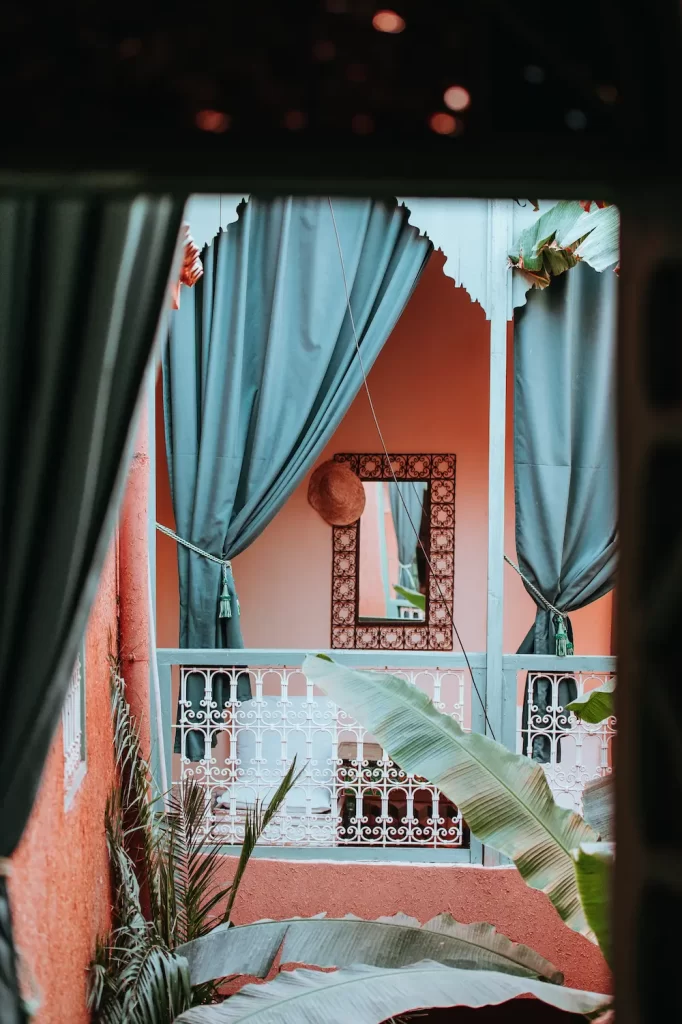 Apartment balcony in Morocco