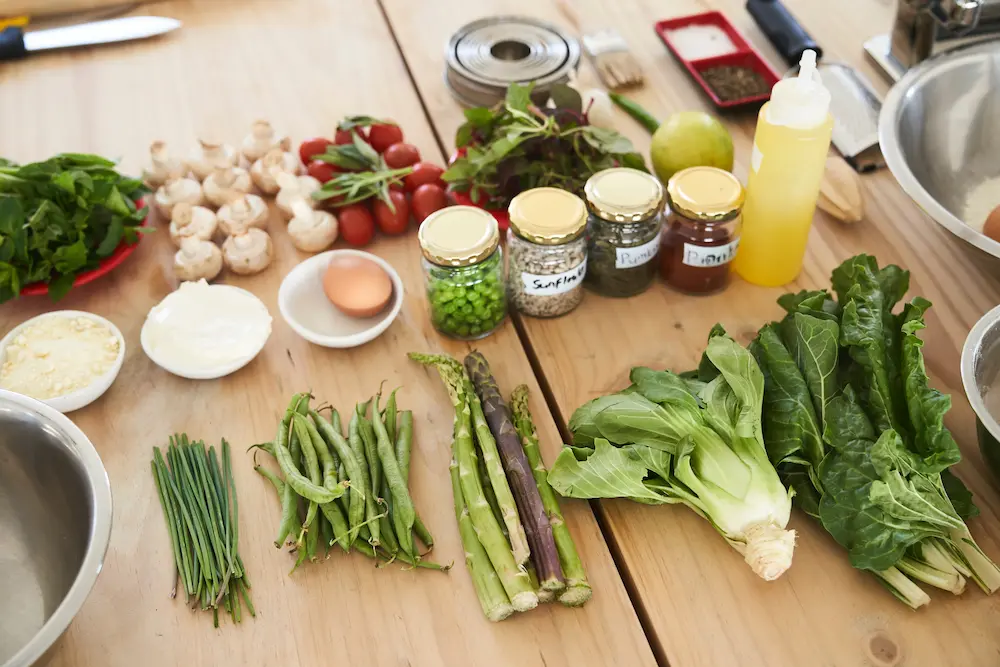 meal prep ingredients