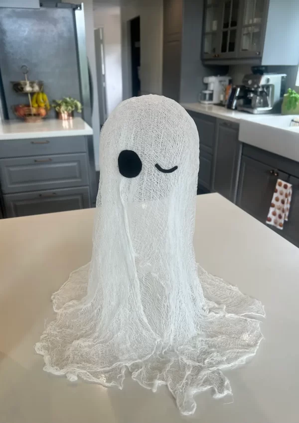 How to make a DIY cheesecloth ghost