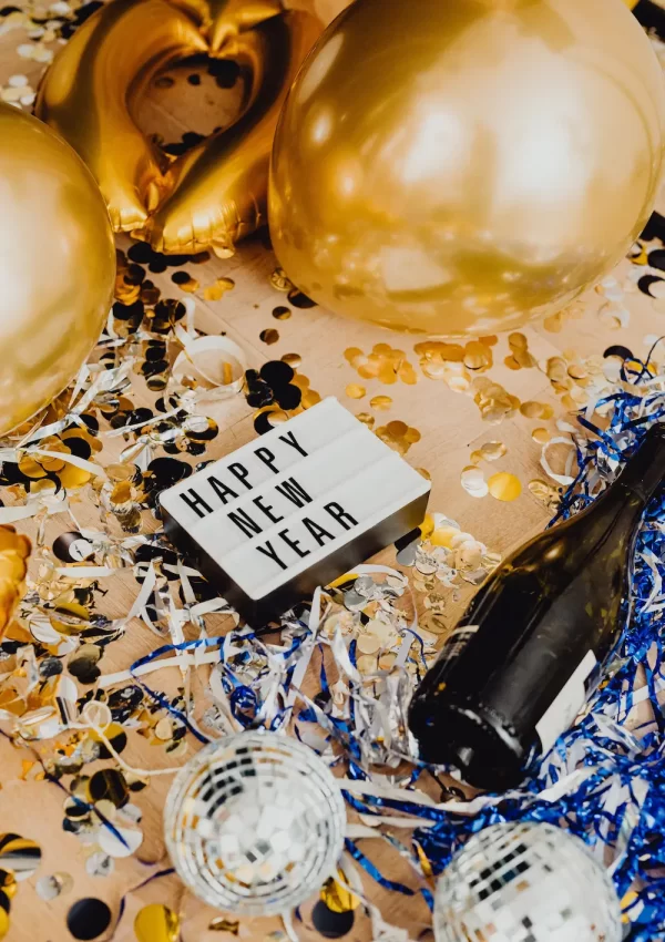 New Year's Eve party decorations