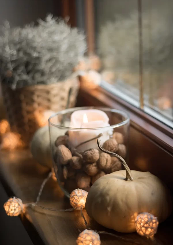 fall apartment decor indoors