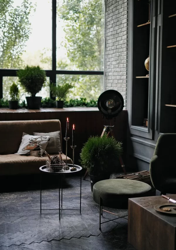 winter decor in home