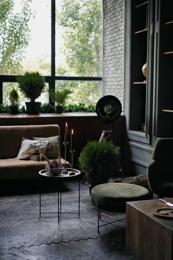 winter decor in home
