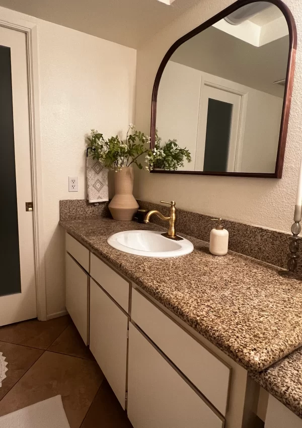 How to refresh an old bathroom on a budget